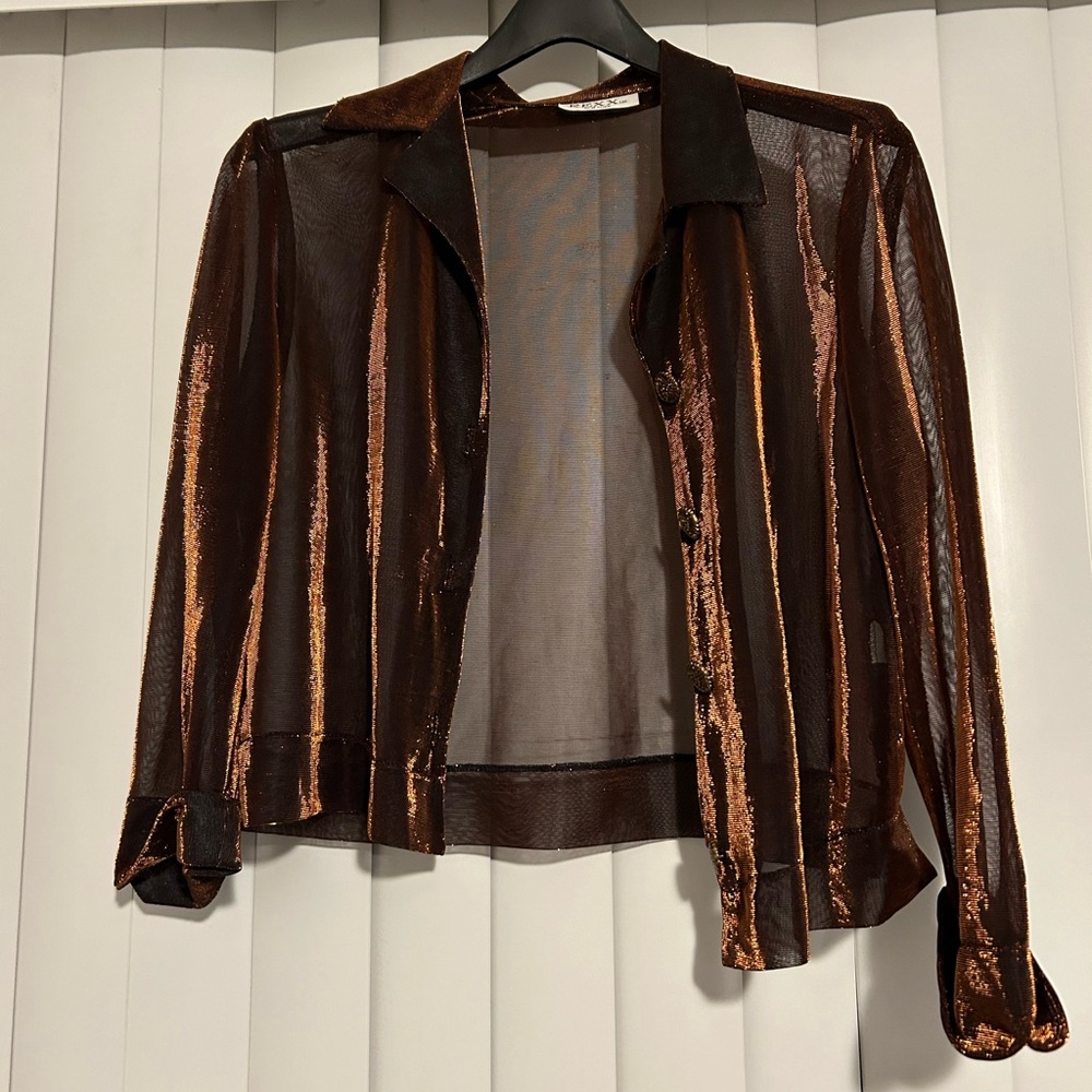 Vintage Bronze Sheer Top